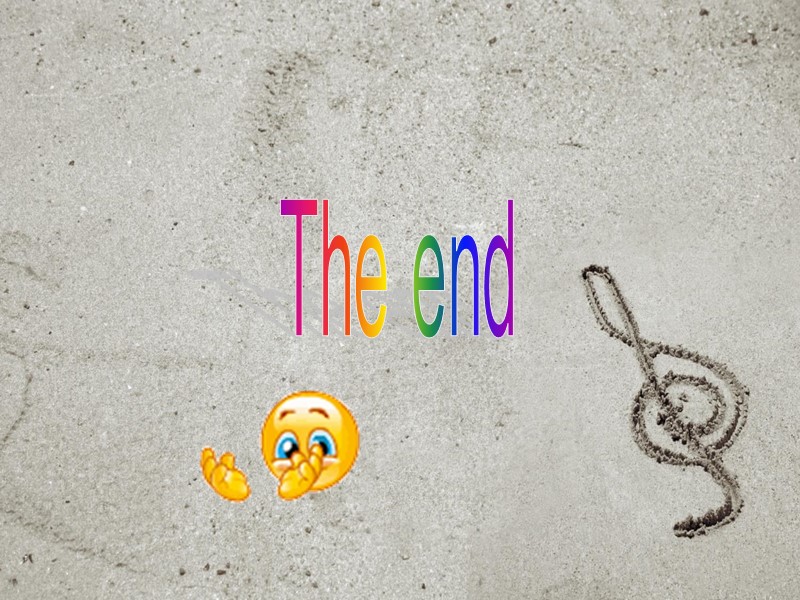 The end